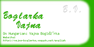 boglarka vajna business card